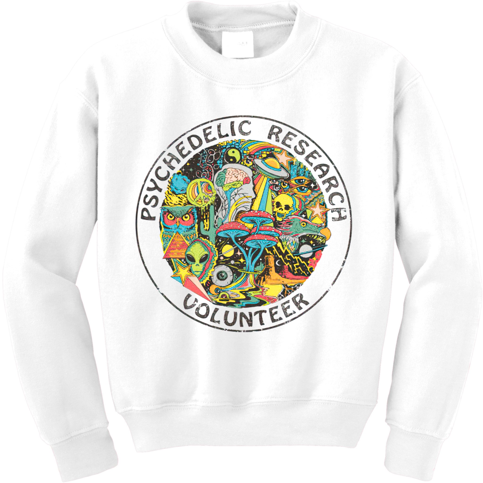 Psychedelic Research Volunteer Kids Sweatshirt