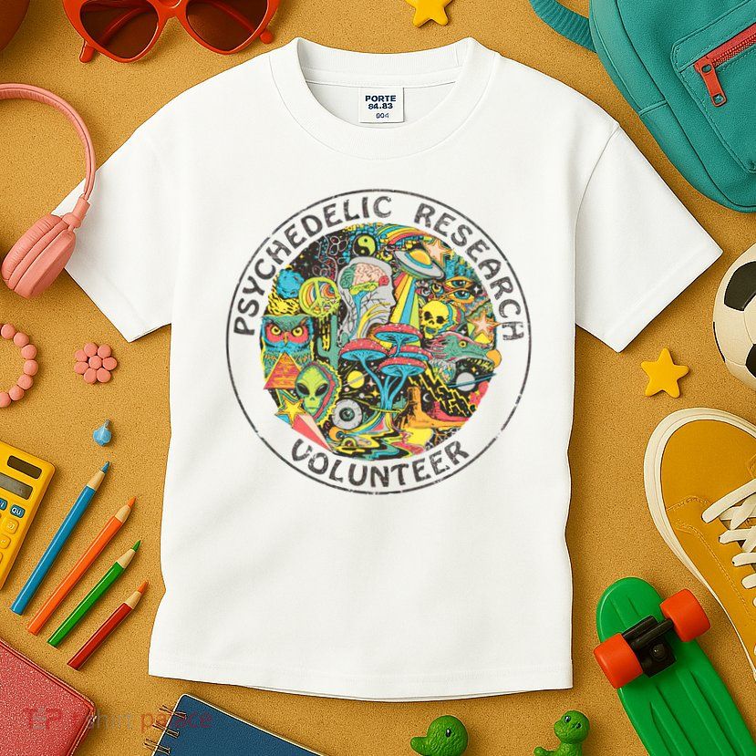 Psychedelic Research Volunteer Kids T-Shirt