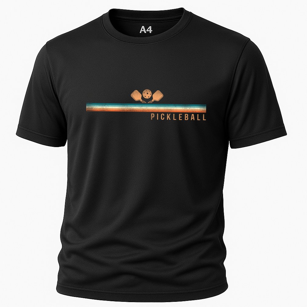 Pickleball Retro Vintage Pickleball Funny Gift Cooling Performance Crew T-Shirt