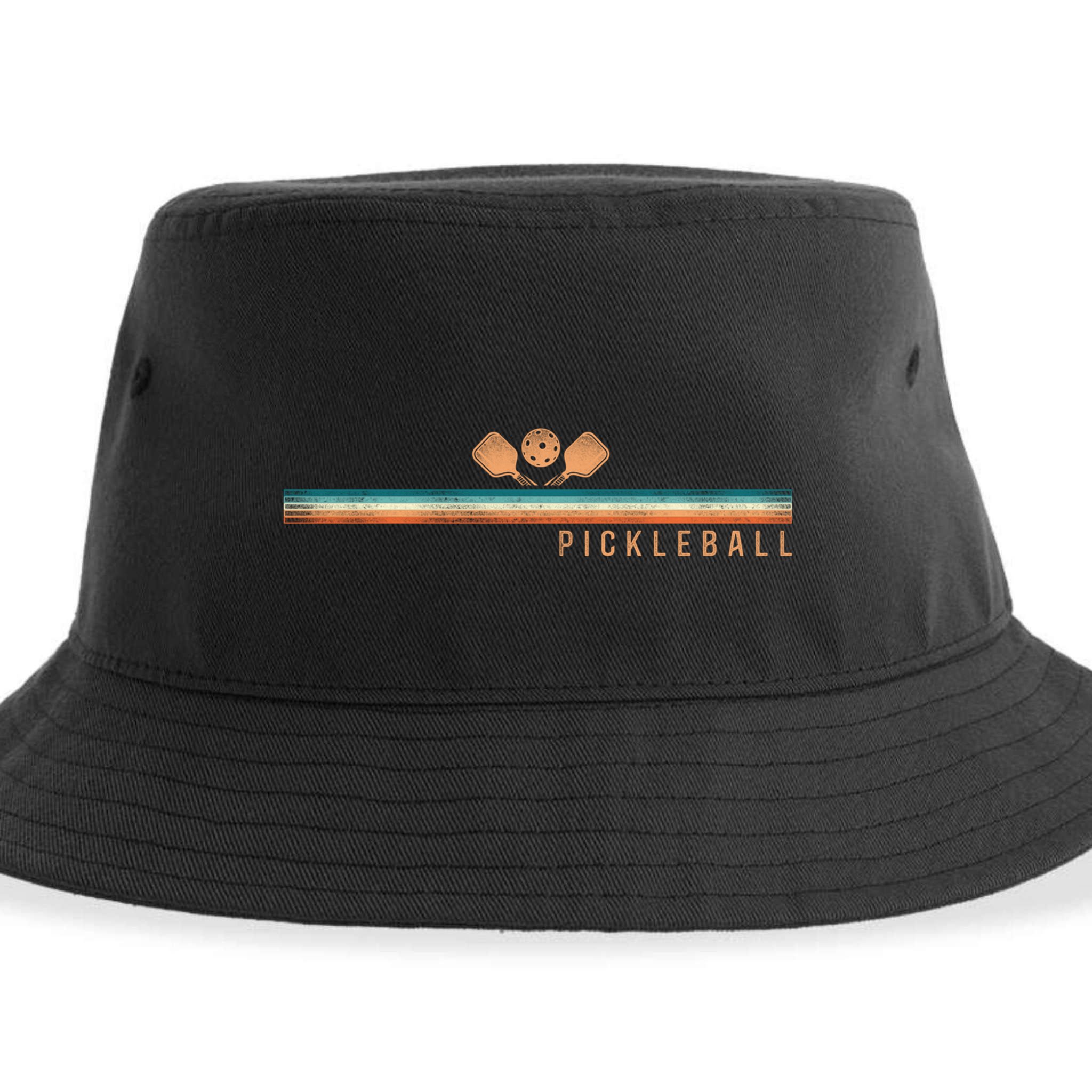 Pickleball Retro Vintage Pickleball Funny Gift Sustainable Bucket Hat