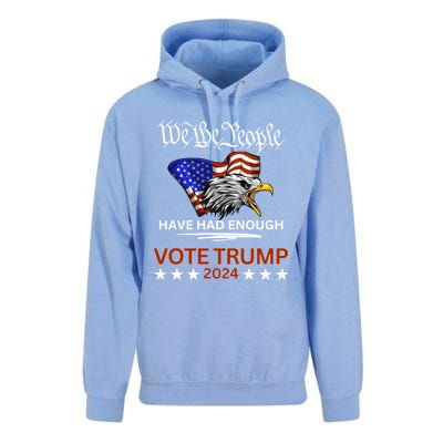 Pro Republican Vote Trump 2024 We The People Have Had Enough Gift Unisex Surf Hoodie