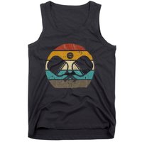 Pickleball retro vintage Pickleball paddles Sunset gift Tank Top