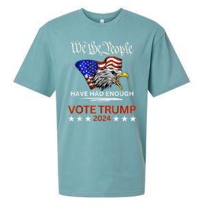 Pro Republican Vote Trump 2024 We The People Have Had Enough Sueded Cloud Jersey T-Shirt