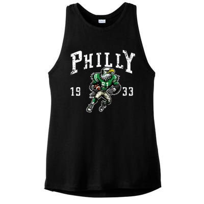 Philadelphia Retro Vintage Classic Pennsylvania Gift Ladies PosiCharge Tri-Blend Wicking Tank