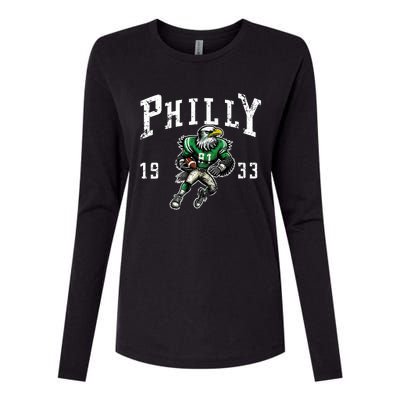 Philadelphia Retro Vintage Classic Pennsylvania Gift Womens Cotton Relaxed Long Sleeve T-Shirt