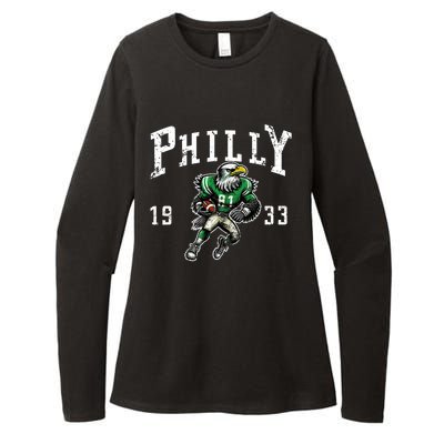 Philadelphia Retro Vintage Classic Pennsylvania Gift Womens CVC Long Sleeve Shirt