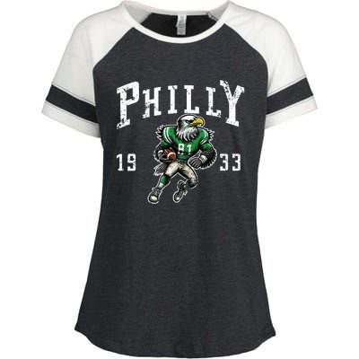 Philadelphia Retro Vintage Classic Pennsylvania Gift Enza Ladies Jersey Colorblock Tee