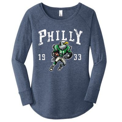 Philadelphia Retro Vintage Classic Pennsylvania Gift Women's Perfect Tri Tunic Long Sleeve Shirt