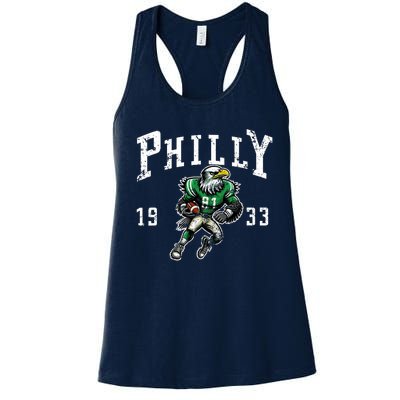 Philadelphia Retro Vintage Classic Pennsylvania Gift Women's Racerback Tank