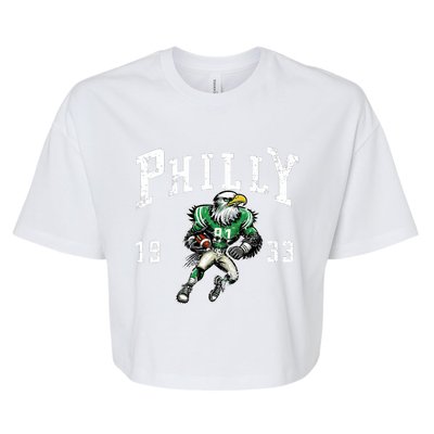 Philadelphia Retro Vintage Classic Pennsylvania Gift Bella+Canvas Jersey Crop Tee