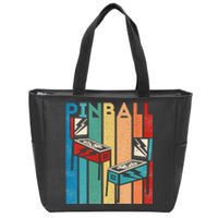 Pinball Retro Vintage Multiball Pinball Machine Zip Tote Bag