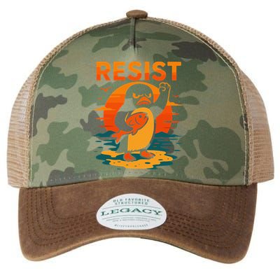 Penguin Resist Vintage Penguin Resist Cool Penguins Resist Legacy Tie Dye Trucker Hat
