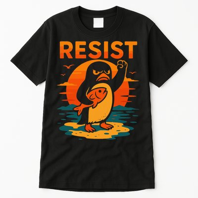 Penguin Resist Vintage Penguin Resist Cool Penguins Resist Tall T-Shirt