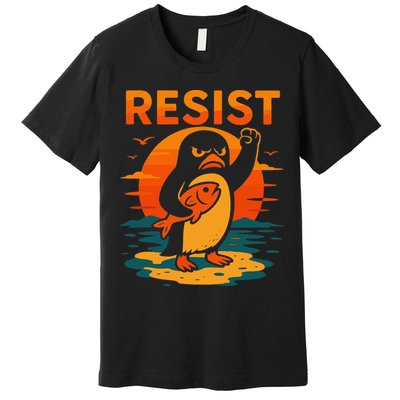 Penguin Resist Vintage Penguin Resist Cool Penguins Resist Premium T-Shirt