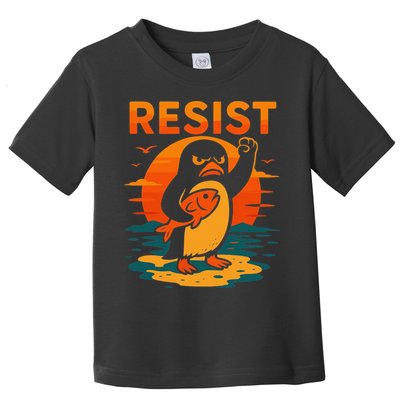 Penguin Resist Vintage Penguin Resist Cool Penguins Resist Toddler T-Shirt