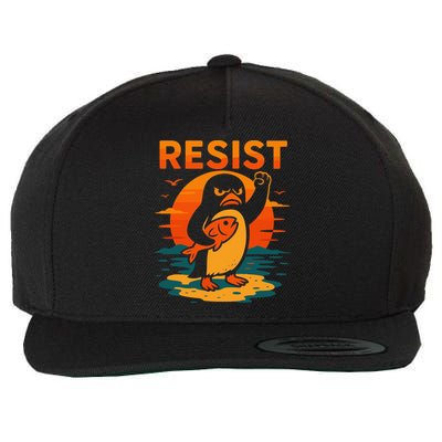 Penguin Resist Vintage Penguin Resist Cool Penguins Resist Wool Snapback Cap