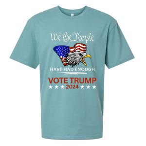 Pro Republican Vote Trump 2024 We The People Have Had Enough Sueded Cloud Jersey T-Shirt