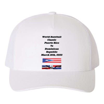 Puerto Rico Vs Dominican Republic Yupoong Adult 5-Panel Trucker Hat