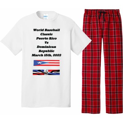 Puerto Rico Vs Dominican Republic Pajama Set