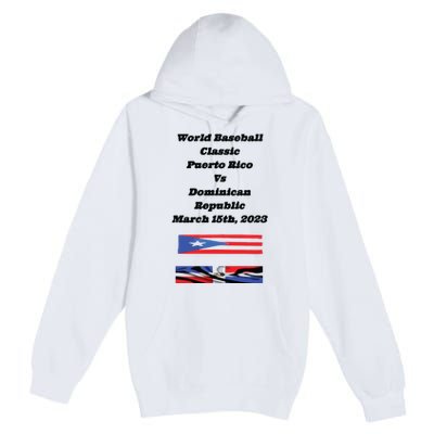 Puerto Rico Vs Dominican Republic Premium Pullover Hoodie