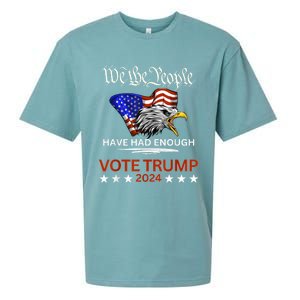 Pro Republican Vote Trump 2024 We The People Have Had Enough Sueded Cloud Jersey T-Shirt