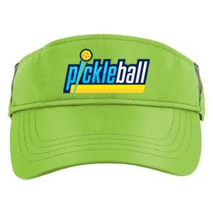 Pickleball Retro Volt Logo Adult Drive Performance Visor