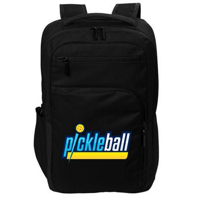 Pickleball Retro Volt Logo Impact Tech Backpack