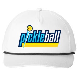 Pickleball Retro Volt Logo Snapback Five-Panel Rope Hat