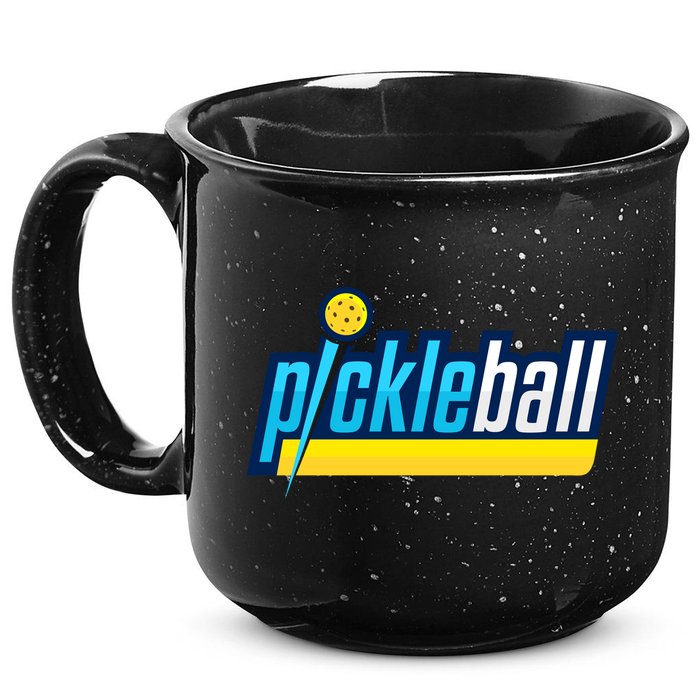 Pickleball Retro Volt Logo 15oz Campfire Ceramic Mug