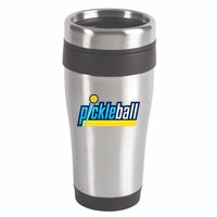 Pickleball Retro Volt Logo 16oz Travel Tumbler