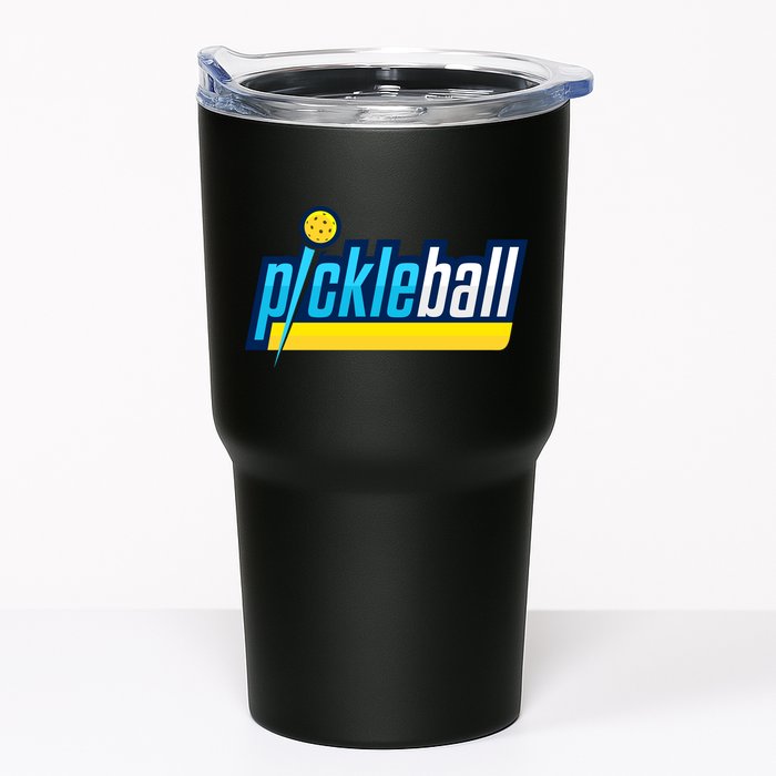 Pickleball Retro Volt Logo Tumbler