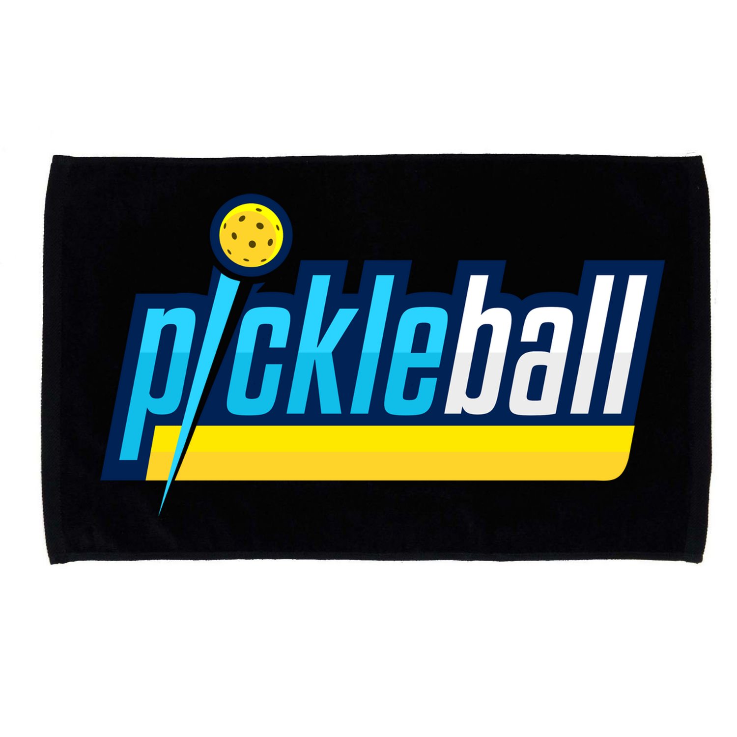 Pickleball Retro Volt Logo Microfiber Hand Towel