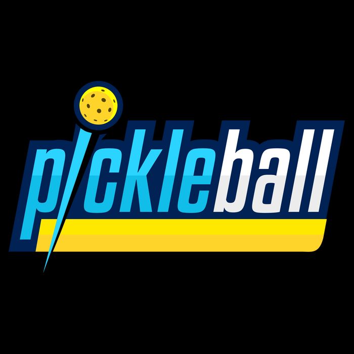 Pickleball Retro Volt Logo Cropped Pullover Crew
