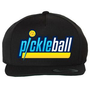 Pickleball Retro Volt Logo Wool Snapback Cap