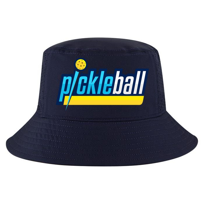 Pickleball Retro Volt Logo Cool Comfort Performance Bucket Hat
