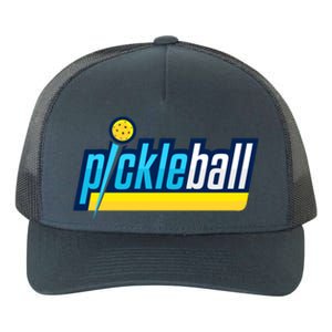 Pickleball Retro Volt Logo Yupoong Adult 5-Panel Trucker Hat