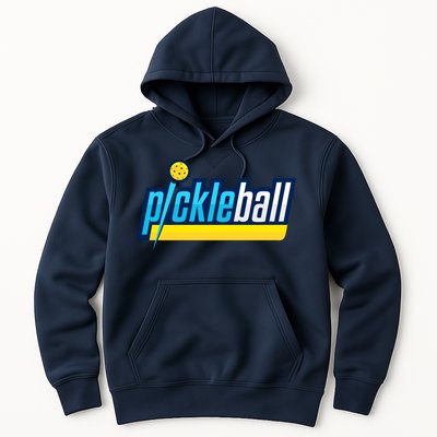 Pickleball Retro Volt Logo Hoodie