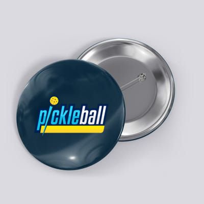 Pickleball Retro Volt Logo Button