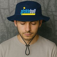 Pickleball Retro Volt Logo Bucket Hat