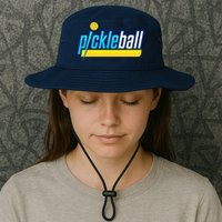 Pickleball Retro Volt Logo Bucket Hat