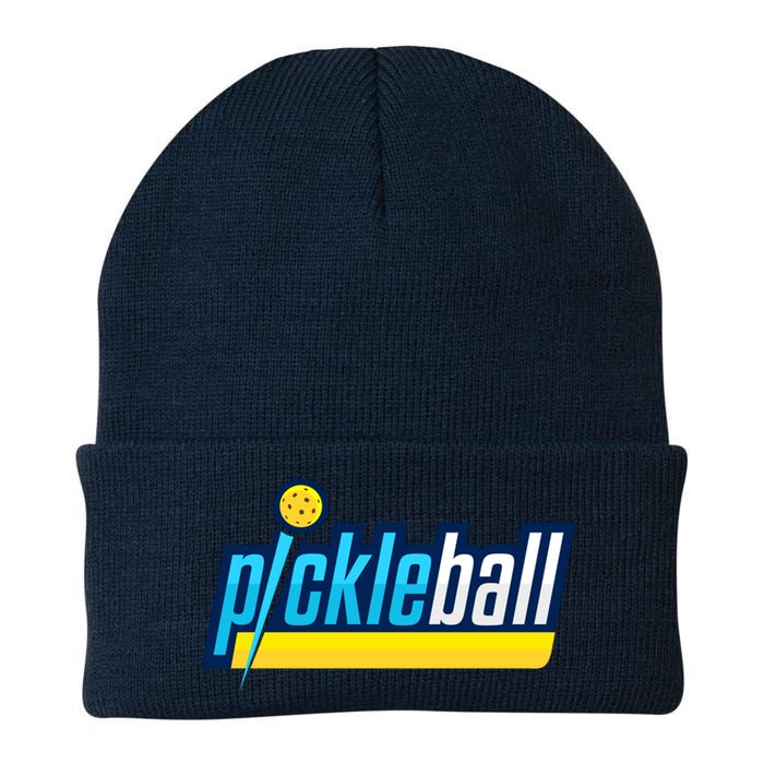 Pickleball Retro Volt Logo Knit Cap Winter Beanie