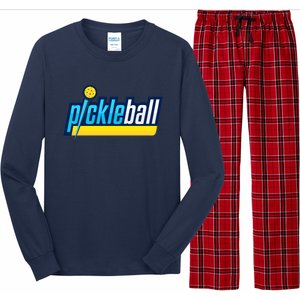 Pickleball Retro Volt Logo Long Sleeve Pajama Set