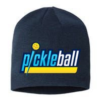 Pickleball Retro Volt Logo Sustainable Beanie