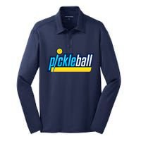 Pickleball Retro Volt Logo Silk Touch Performance Long Sleeve Polo