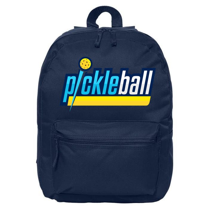 Pickleball Retro Volt Logo 16 in Basic Backpack