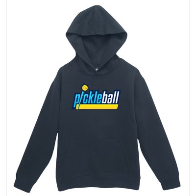 Pickleball Retro Volt Logo Urban Pullover Hoodie