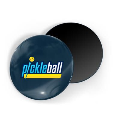 Pickleball Retro Volt Logo Magnet