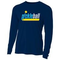 Pickleball Retro Volt Logo Cooling Performance Long Sleeve Crew