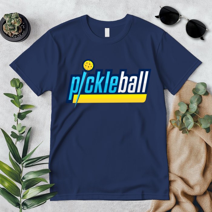 Pickleball Retro Volt Logo Premium T-Shirt