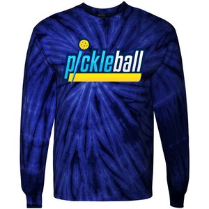 Pickleball Retro Volt Logo Tie-Dye Long Sleeve Shirt